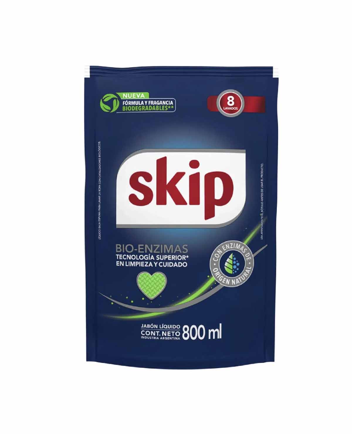 Jabon Liquido para Ropa Skip D/P 800 Ml